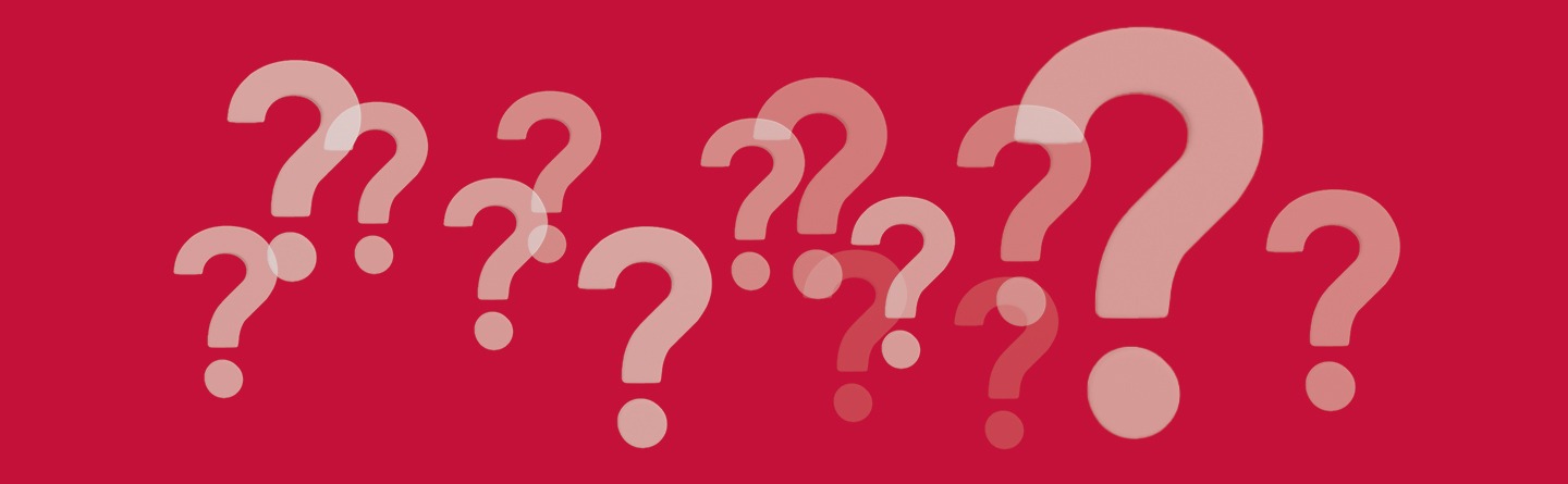 Header der FAQ Seite auf dem Desktop