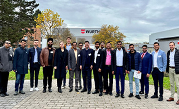 Managerdelegation aus Indien Managerdelegation aus Indien zu Besuch bei Würth.