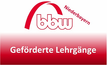 Gefoerderte Lehrgänge Bild mit bbw Logo