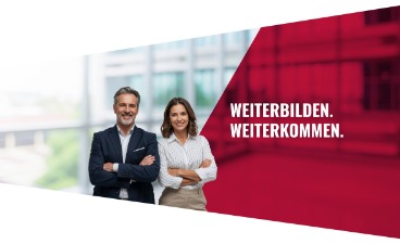 ein Mann und eine Frau im Anzug